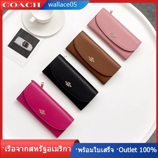 Pop slim envelope F52628 กระเป๋าสตางค์ใบยาว COAC H กระเป๋าสตางค์ผู้หญิง กระเป๋าสตางค์หนัง กระเป๋าสตางค์แฟชั่น