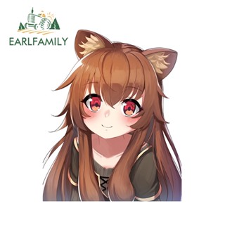 Earlfamily สติกเกอร์ ลายการ์ตูนอนิเมะ Spice And Wolf ขนาด 13 ซม. x 10.2 ซม. สําหรับตกแต่งตู้เย็น รถยนต์ แล็ปท็อป