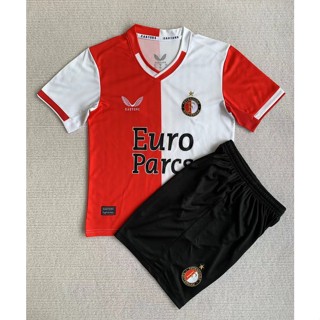 【จัดส่งด่วน】ชุดเสื้อกีฬาแขนสั้น ลายทีมชาติฟุตบอล Feyenoord Fans ชุดเหย้า สําหรับเด็ก และผู้ใหญ่