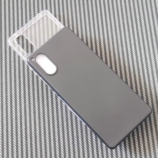 เคสโทรศัพท์ซิลิโคน TPU แบบนิ่ม สีดํา สําหรับ SONY Xperia 5 V