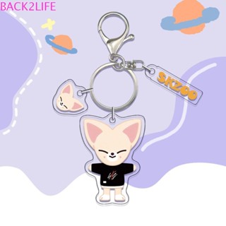 Back2life พวงกุญแจอะคริลิค รูปการ์ตูน Skzoo น่ารัก สําหรับห้อยกระเป๋า