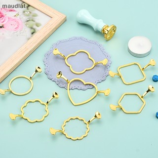 Maud แสตมป์ขี้ผึ้งโลหะ ทรงซองจดหมาย DIY อุปกรณ์เสริม สําหรับตกแต่งสมุดภาพ การ์ดเชิญ