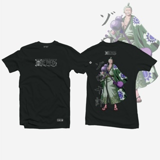 [S-5XL]แฟชั่น One Piece Zoro เสื้อยืดอนิเมะ unisex ขนาดใหญ่ (S-5XL) คุณภาพสูงสำหรับเสื้อผู้ชายและเสื้อโอเวอร์ไซส์