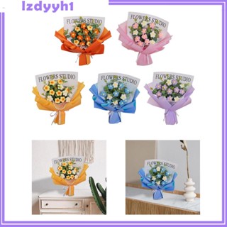 [JoyDIY] ช่อดอกไม้ถักโครเชต์ แฮนด์เมด สําหรับครอบครัว ของขวัญ