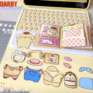 Darby สติกเกอร์ ลายการ์ตูนชินจัง คุโรมิ มายเมโลดี้ หนังสือเงียบ ของขวัญ DIY ของเล่นสําหรับเด็ก