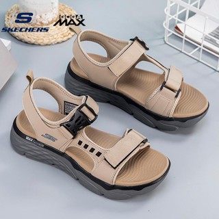 Skechers_ MAX CUSHION GOGA MAX รองเท้าแตะลําลอง ผ้าตาข่าย ระบายอากาศ ขนาดใหญ่ แฟชั่นฤดูร้อน สําหรับผู้ชาย