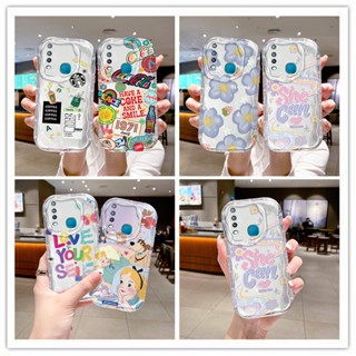 เคส vivo y12 เคส vivo y15 เคสโทรศัพท์มือถือแบบใส ลายครีม สําหรับ vivo y12 u10 y15 y17