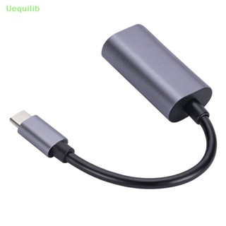 Uequilib อะแดปเตอร์แปลงสายเคเบิลวิดีโอ USB C เป็น VGA สําหรับ MacBook Air Pro 1080P 720P iPad Pro Chromebook USB-C D-Sub 10Gbps