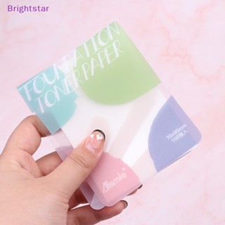 Brightstar ใหม่ แผ่นกระดาษผสมรองพื้น แบบใช้แล้วทิ้ง ฉีกได้ 100 แผ่น