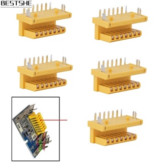 บอร์ดเชื่อมต่อแบตเตอรี่ลิเธียมไอออน PCB BMS แบบเปลี่ยน สําหรับ Makita 18V BL1850 BL1830