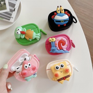เคสหูฟังบลูทูธ หมุนได้ ลาย SpongeBob สําหรับ AirPods Pro2 Airpod Pro 1 2 3 AirPods Pro 2