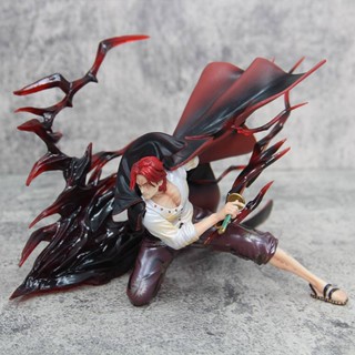 โมเดลฟิกเกอร์ One Piece Four Emperors Shanks Action Figure Haoushoku Haki Fight ของเล่นสําหรับเด็ก เก็บสะสม ของขวัญ 23 ชิ้น