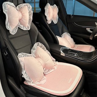 Car Cushion Car Headrest Neck Pillow Car Pillow Creative Lace Car Seat Pillow Four Seasons Universal Seat Cushions 9WWr