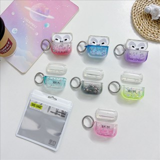 เคสหูฟังไร้สาย แต่งฟอยล์สีเงิน กันกระแทก ลายดาว สําหรับ Airpods Pro2 1 2 3 Pro