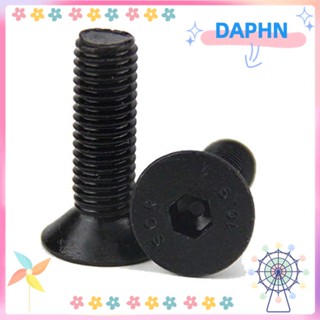 DAPHS สกรูหัวจม เหล็กคาร์บอน หกเหลี่ยม ทนทาน เกรด 10.9 1/4-20 X 3/4 นิ้ว สําหรับแผ่นโลหะ 26 ชิ้น