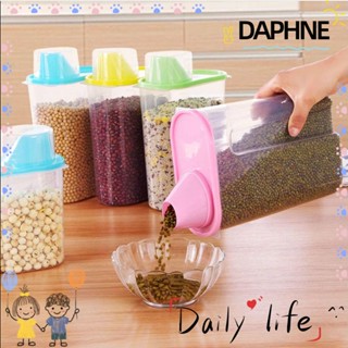 Daphne เครื่องจ่ายซีเรียลอาหาร ผลไม้แห้ง พร้อมฝาปิด 1.9 2.5 ลิตร