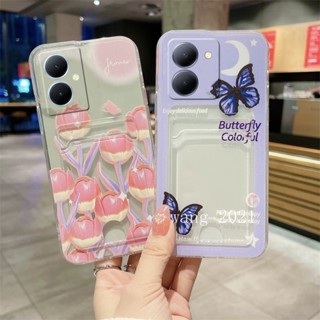 ขายดี เคสโทรศัพท์มือถือ ซิลิโคนนิ่ม TPU กันรอยเลนส์กล้อง ลายการ์ตูนน่ารัก แฟชั่น สําหรับ VIVO Y27 VIVO Y27 Y36 Y78 5G 2023