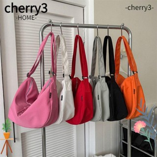 Cherry3 กระเป๋าสะพายข้าง ผ้าออกซ์ฟอร์ด น้ําหนักเบา จุของได้เยอะ แฟชั่นสําหรับผู้หญิง