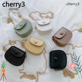 Cherry3 กระเป๋าสะพายไหล่ กระเป๋าถือ หนัง PU อเนกประสงค์ สําหรับผู้หญิง