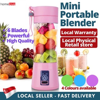 เครื่องปั่นน้ำผลไม้แบบพกพา Portable Smoothies Juicer Cup Usb Rechargeable Fruit Smoothie Squeezer Travel Electric Juicer Cup homelove