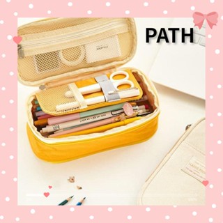 PATH กล่องดินสอ ขนาดใหญ่ จุของได้เยอะ ลายการ์ตูนน่ารัก สําหรับใส่เครื่องเขียนนักเรียน