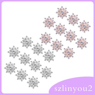 [szlinyou2] กระดุมดอกไม้ 10 ชิ้น สําหรับตกแต่งเข็มกลัด DIY