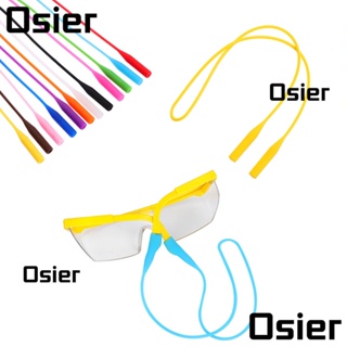 Osier1 สายรัดแว่นตาซิลิโคน 2 ชิ้น ปรับสายได้ กีฬา โซ่แว่นตา ยืดหยุ่นสูง