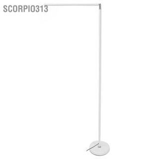  Scorpio313 โคมไฟตั้งพื้น LED 12W ปรับได้แบบไม่ต่อเนื่อง 3300K‑6500K ความสว่าง หรี่แสงได้ โคมไฟสักถอดแยกได้ สีขาว