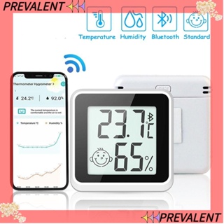 Preva เครื่องวัดอุณหภูมิ บลูทูธ หน้าจอ LCD ดิจิทัล ขนาดเล็ก