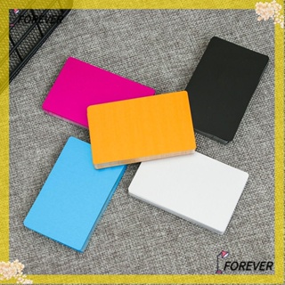 FOREVER นามบัตรอลูมิเนียม แบบพกพา สไตล์นักธุรกิจ จํานวน 50 ชิ้นต่อชุด