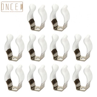 【ONCEMOREAGAIN】Durable Open Type Spring Steel Clips Perfect for Organizing Tools (10pcs)