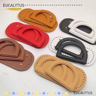 Eutus สายคล้องกระเป๋าหนัง PU แฮนด์เมด ทนทาน DIY 3 ชิ้น ต่อชุด