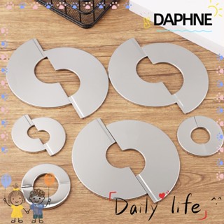 Daphne ฝาครอบก๊อกน้ํา หน้าแปลน สเตนเลสโครเมี่ยม อุปกรณ์เสริม สําหรับตกแต่งผนัง