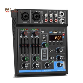 เครื่องผสมเสียงดิจิทัล บลูทูธ DJ 16 ลดเสียงรบกวน บันทึกเสียง USB