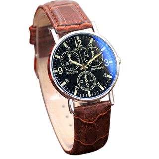 Ship tomorrow Wristwatch Fashion Stainless Steel Watch Strap Round Leather Wrist Bracelet