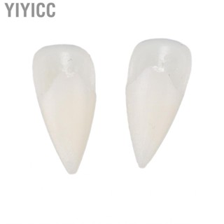 Yiyicc Halloween Fangs Dentures  0.7in 2PCS Party  for Custome Family