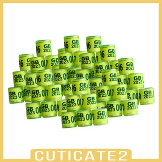 [Cuticate2] แหวนเท้านกพิราบ อะลูมิเนียม น้ําหนักเบา แบบพกพา สําหรับนกแก้ว ไก่ นกขมิ้น นกขมิ้น นกขมิ้น