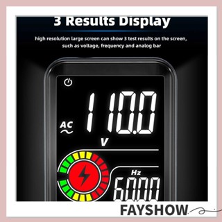 Fay เครื่องวัดมัลติมิเตอร์ดิจิทัล RMS DC AC ความแม่นยําสูง