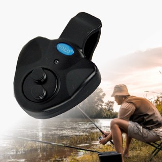 Smart Fishing Bite Alarm Fish Bite Sound Light Alert Bell Clip On Fishing Rod