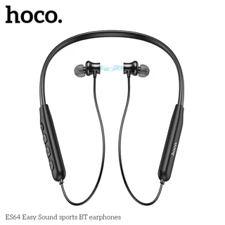 Hoco ES64 หูฟังออกกำลังกาย แบตอึด 30 ชม. BT 5.3 จุกแม่เหล็ก เสียงดี HiFi Audio มีปุ่มคอนโทรล หูฟังบลูทูธ hc3