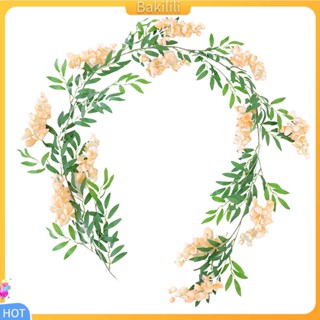 {Bakilili} เถาวัลย์ดอกไม้ประดิษฐ์ พลาสติก DIY สําหรับตกแต่งงานปาร์ตี้ 1 ชิ้น
