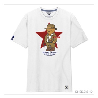 hot [S-5XL]เสื้อยืดPolo Bear BEVERLY HILLS POLO CLUB Size XL อก 40 (ขายแบรนด์แท้เท่านั้น‼️)