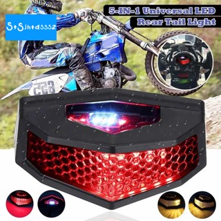 ใหม่ ไฟท้ายรถจักรยานยนต์ ATV LED 12V 5In1