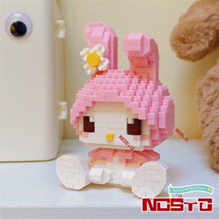 บล็อกตัวต่อนาโน รูปการ์ตูน Kuromi My Melody Hello Kitty LinaBell Disney Mickey Minnie ของเล่นสําหรับเด็ก