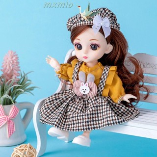 Mxmio ตุ๊กตา Bjd 3d 16 ซม. 13 ข้อต่อ สําหรับแต่งหน้า Diy