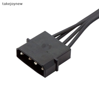 [takejoynew] สายเคเบิลพาวเวอร์ 4Pin IDE Molex To1 2 3 4 5-Port 15Pin SATA 18AWG สําหรับฮาร์ดไดรฟ์ HDD SSD PC Server DIY KLB 1 ชิ้น