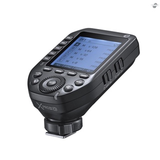 {fly} Godox XPROII-O แฟลชทริกเกอร์ไร้สาย 2.4G TTL ออโต้แฟลช 1/8000s HSS หน้าจอ LCD ขนาดใหญ่ 32 ช่อง 16 กลุ่ม แบบเปลี่ยน สําหรับกล้อง Olympus &amp; Panasonic