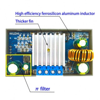 โมดูลพาวเวอร์ซัพพลายฮีทซิงค์ DC DC CNC 0.5-30V 4A