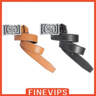 [Finevips] เข็มขัดคาวบอย ยาว 120 ซม. กว้าง 38 มม. ปรับได้ พร้อมหัวเข็มขัด สไตล์ตะวันตก สําหรับผู้ชาย ผู้หญิง ใส่ทํางาน กางเกงยีน