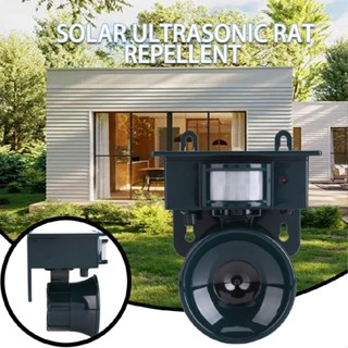 Solar Ultrasonic Animal Repeller Garden PIR Motion Sensor for Bird Cat Dog Mice